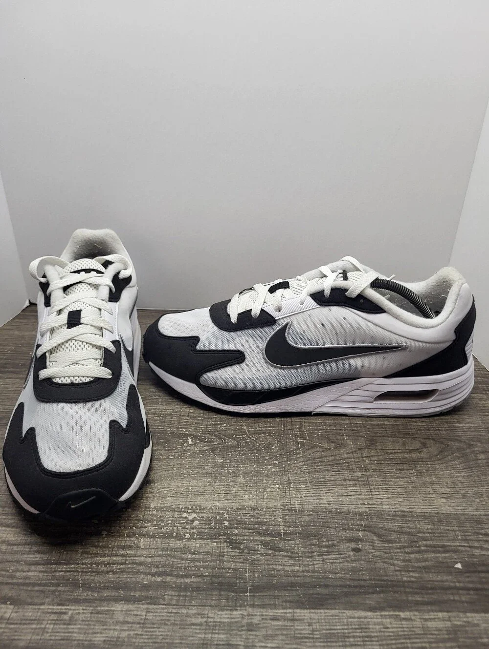 Nike Air Max Solo White/Black Panda Mesh Low Top Shoes Sneakers Men's Size 12